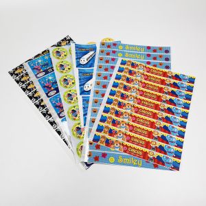 BOPP Film Adhesive Label Stickers Varnish Glossy Matte Laminated Sticker Paper