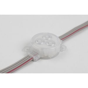 DC 12V 3 pcs SMD 5050 Diffused RGB LED Pixel , led dot lights Addressable RGB