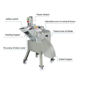 Turnip Eggplant Vegetable Dicer Machine Carrot Marrow Cutter