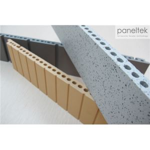 Cheap Building Facade Cladding Systems , Ventilated Terracotta Rainscreen Cladding System for sale