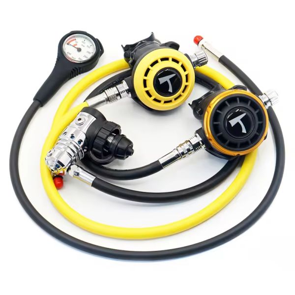 Quality Customize Dive Equipment Scuba Diving Regulator Set With Air Pressure Gauge wholesale