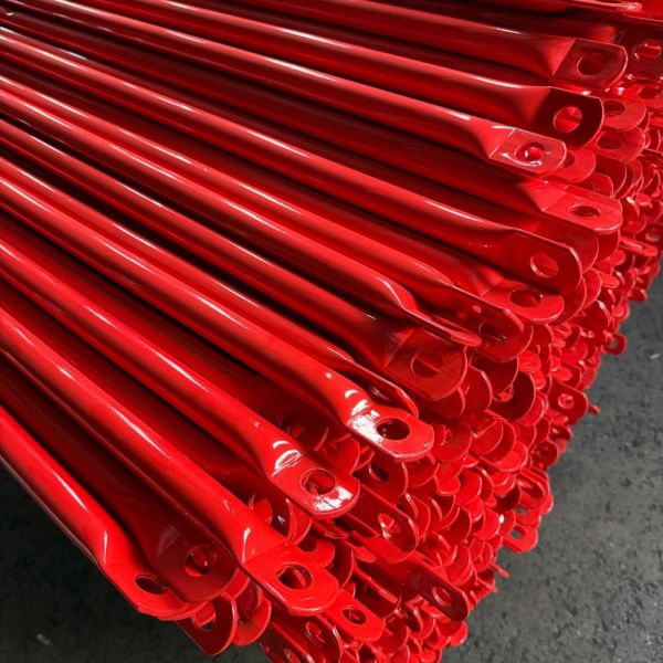Quality 20MM Red Galvanized Steel Frame Scaffolding Cross Braces wholesale
