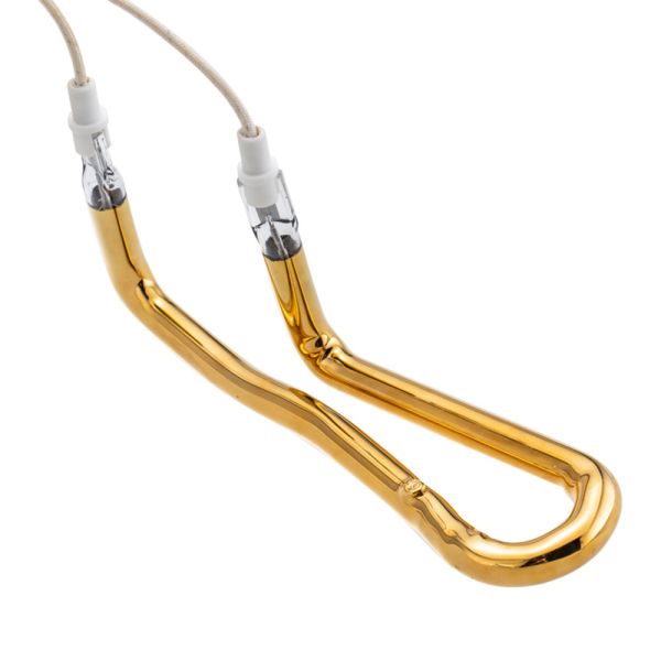 Quality 230V 1660W Gold 3D Contoured Infrared Emitter Heating Lamp wholesale