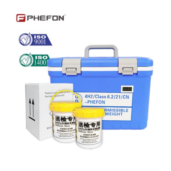 Quality Waterproof UN2814 Portable Cooler Box For Lab Specimen Storage And Transport wholesale