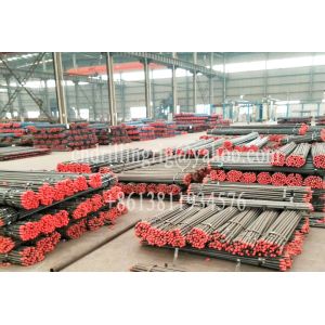 Quarrying Rock Blast Hole Drill Extension Rod , Chisel Head Threaded Drill Rod