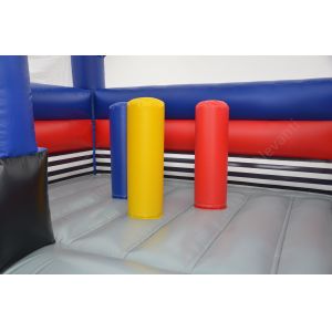 Customized Color 18ft Module Castle Inflatable Wet Dry Slide for Children PVC