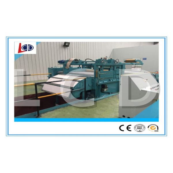 Professional Steel Coil Cutting Machine , Cut To Length Machine High Feeding Speed