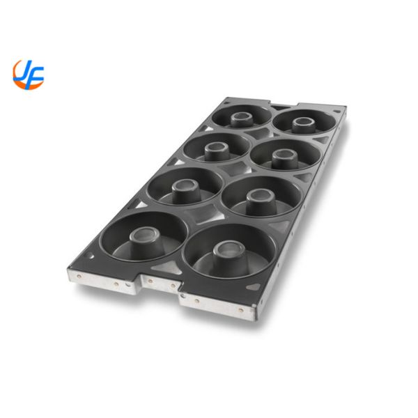 RK Bakeware China-American Pan Auto Bake Serpentine Line 8 Donut Cake Tray For