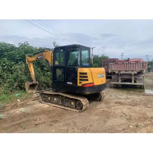 Popular Second Hand 5T Mini Digger Used Sany SY55C Crawler Excavator
