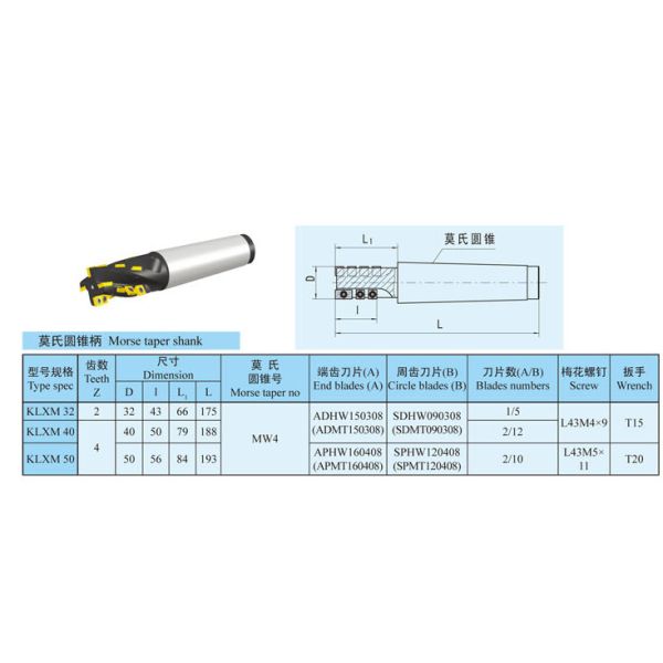 Flat Cut Shank Indexable Milling Cutter for T Slot Milling , 12mm - 28mm Diameter