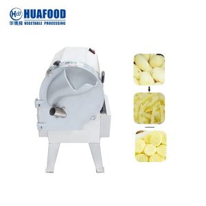 Industrial crinkle potato chips slicer cutting machine ribbon fries potato