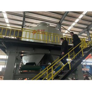 China Edge Runner Wet Pan Mill For Clay Brick Production 40-50m /h Capacity And 1850*700 Mm Roller Specification on sale