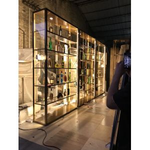 China Bar Table Wine Cabinet High Foot Partition Cabinet on sale