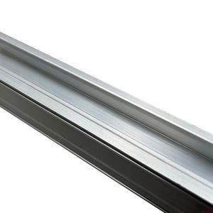 Weather Resistance Silver Solar Panel Mounting Rails 1.2mm Thickness
