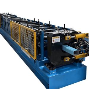 Galvanized Steel Gutter Downspout Roll Forming Machine Custom With HRC58-62