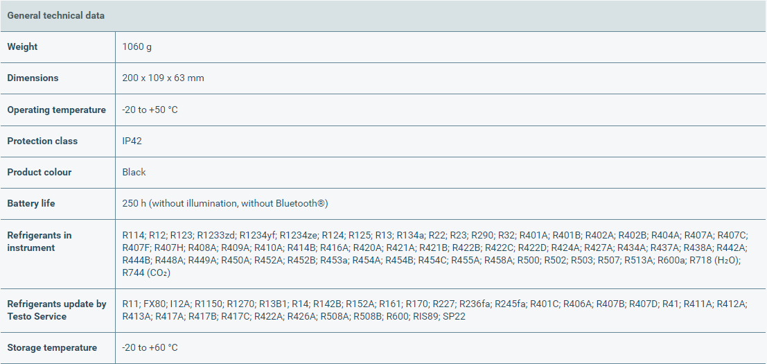 Testo 549 Entry Level Digital 2 Way Manifold Refrigeration Gauge Manifold -50 To +150 °C