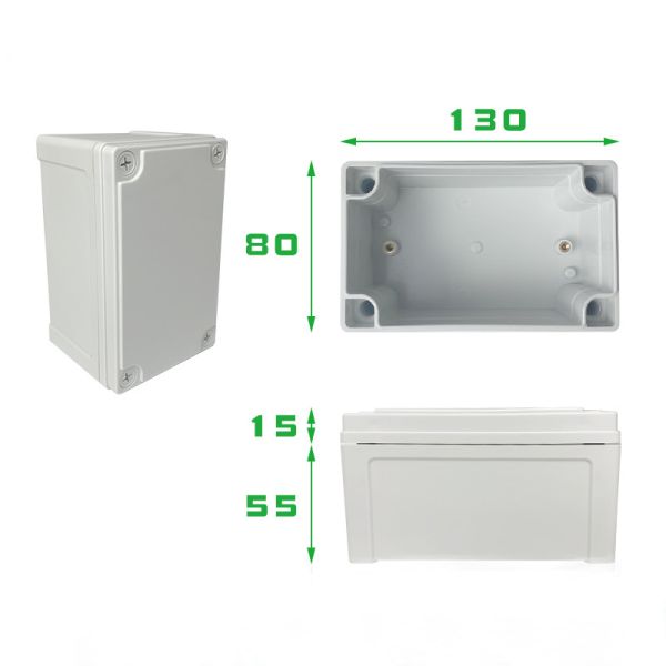 TY-8013085 Ip66 Electric Connection Box Waterproof ABS Plastic Enclosure switch