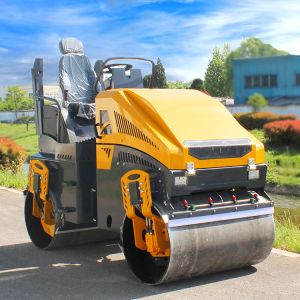 High Quality 4 Ton Small Vibratory Road Roller Double Drum Compactor for Sale