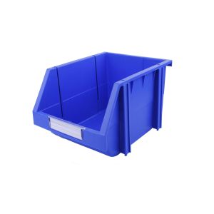 Solid Box Plastic Containers for Bolt Warehouse Storage Shelf Bin Stackable