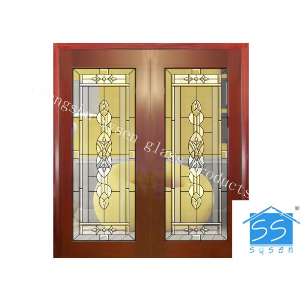 Quality Custom Glass Panels For Doors , 16-30 Mm Decorative Stained Glass wholesale