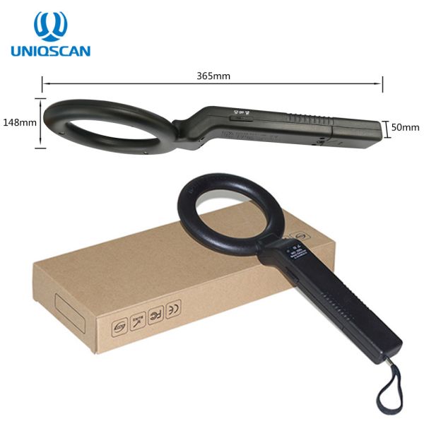 Quality Round Detect Area Hand Held Metal Detector Super Wand Folding Standard 9V Battery wholesale