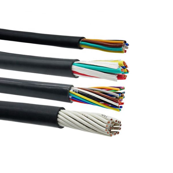 Flexible Multi Core Copper Conductor Shielded Control Cable Double PVC Sheathed