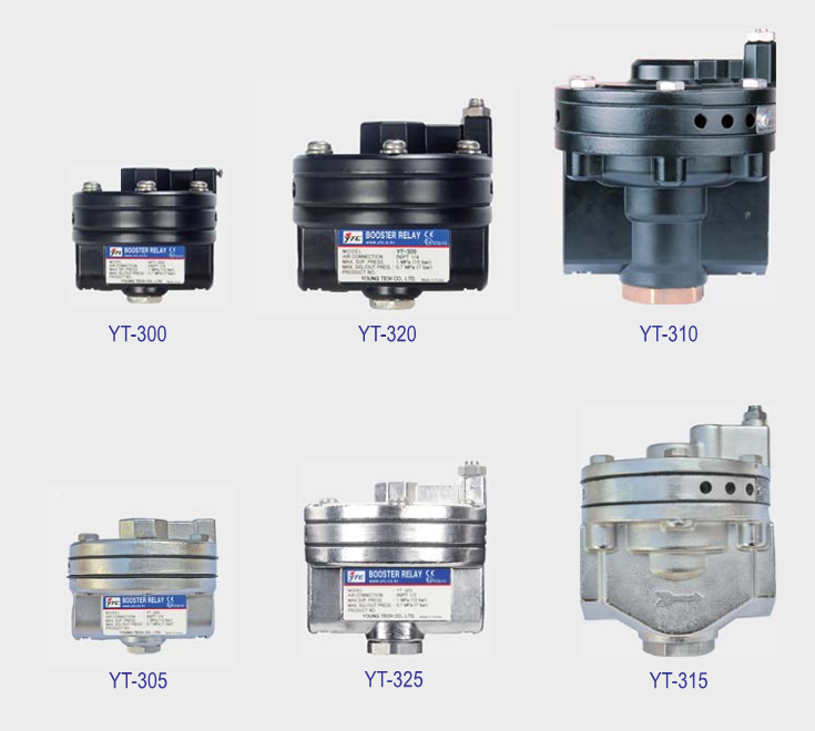 YT-310N1 YT-310 Volume booster Pneumatic amplifier valve accelerator Korea YTC control valve