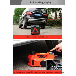 auto emergency tools 3 functions electric lift car jack with led light