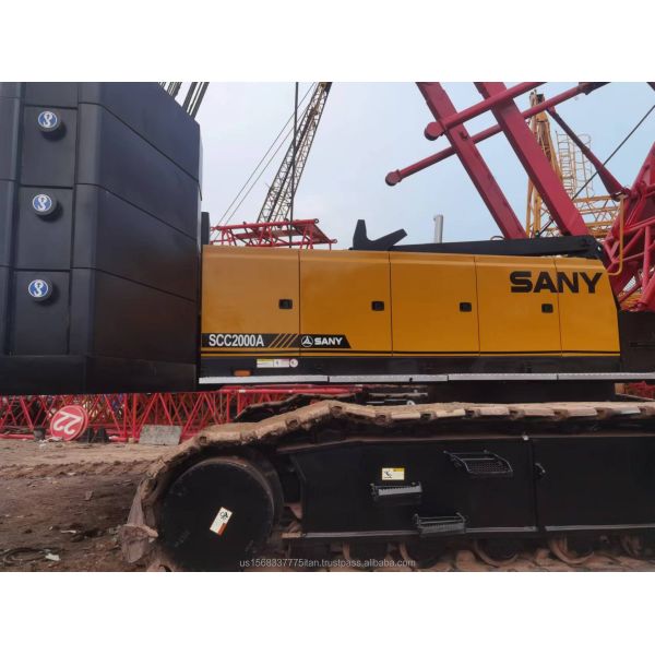 Used SANY SCC2000A Crawler Crane 20000 kg Excellent Performance Construction Machine