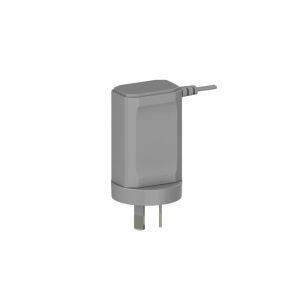 Grey 90 - 264vac Wall Mount Power Adapter EU Pin 5V 1.5A For Phone Charging