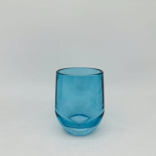 3pcs Glass Bathroom Accessories Set Raindrop Shape Glass Soap Dispenser Tumbler Holder