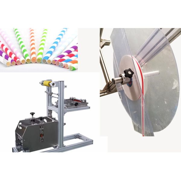 Biodegradable Paper Straw Making Machine Fully Automatic With 6 Knife Stainless