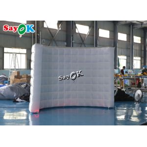 Professional Photo Studio Silver Led Light Backdrop Inflatable Photo Booth Wall