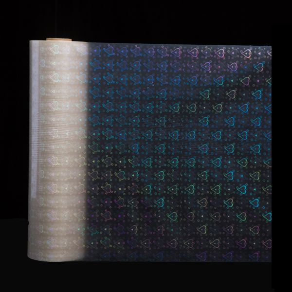 Quality High-Quality BOPP Transparent Thermal Holographic Film with Various Patterns and EVA Glue Strong Adhesion for Box Packaging wholesale