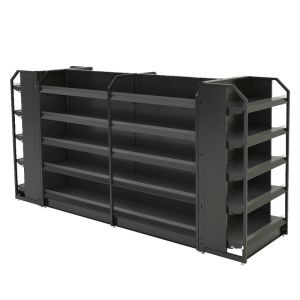 Cheap Multifunctional 5 Layer Metal Storage Rack Support Supermarket Shelf For Stationery Shop for sale