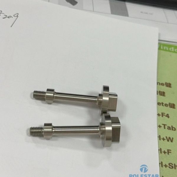 Smooth Grade 5 Aerospace Grade Titanium Alloy CNC Machined Parts Drone Motor Shafts