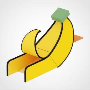 Haiber 8ft Outdoor Playground Slide with 4 Steps for Kids 3-12 Years