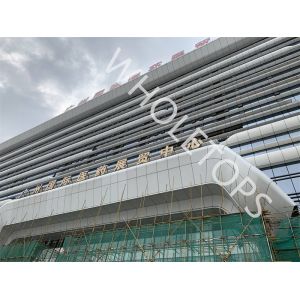 7.0MM PVDF Coated Outside Curved Aluminum Panels With Welding & Stiffener