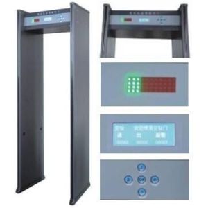 Cheap ABNM600LCD 6 detection zones waterproof walk through metal detector with LCD display for sale