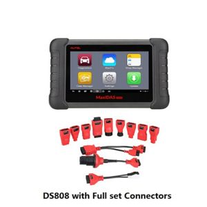 Cheap Autel Maxidas DS808 OBD2 Diagnostic Tool Upgrad of DS708 with Full set OBDI Adapters automotive Scanner Same Function as for sale