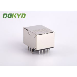 1x1 Tab Down 10 / 100 BASE Cat5e RJ45 Jack With Internal Transformer