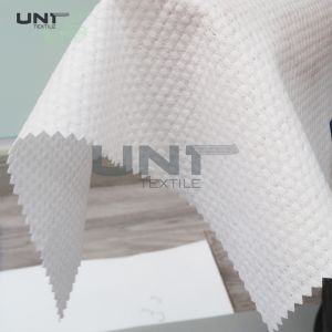 Pearl Pattern Spunlace Nonwoven Fabric Polyester / Viscose Cross Lapping