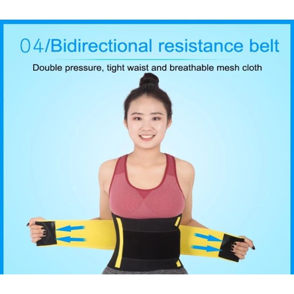 Elastic Waist Brace Back Support Waist Trimmer Belt Durable For Fitness