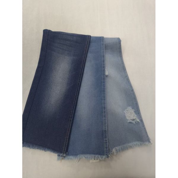 64.2%Cotton 10.8oz No elastic Cotton Polyester Rayon DARK INDIGO 178-180cm Denim fabric 10*7 JSD3134