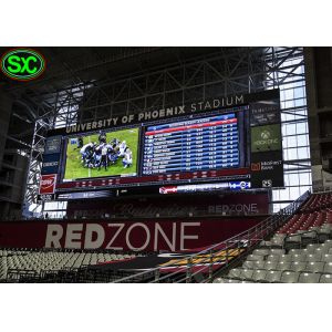 Cheap high brightness p10 large stadium led display to broadcast sports video for sale