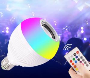 China Intelligent Led Color Changing Light Bulb , App Control Bluetooth Speaker Light Fixture on sale