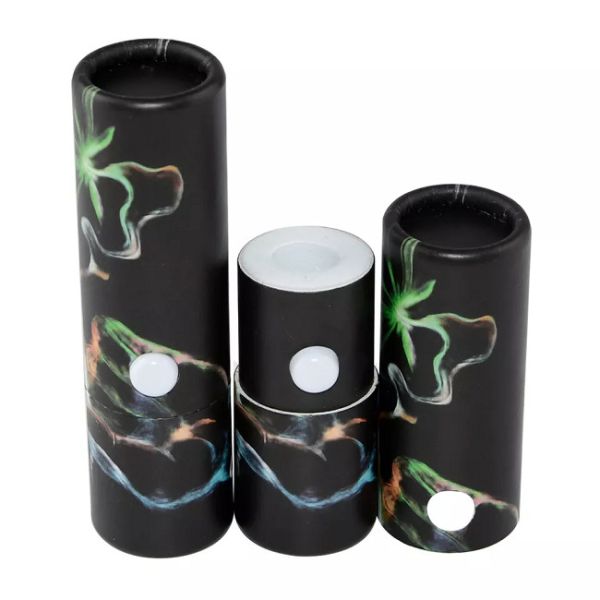 Printing Cardboard Vape Tubes with Child Proof Lock Child Resistant Packaging