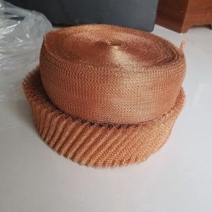 Waterproof Knitted Copper Mesh Low Temperature Resistant