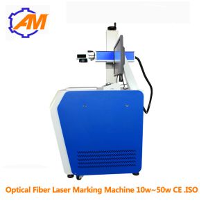 20W Desktop Fiber Laser Marking Machine for ring medal watch and metal