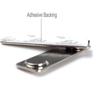 Custom Shape Retractable Steel Plate Neodymium Magnet Magnetic Name Badge For
